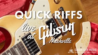 Quick Riffs The Gibson Mary Ford Les Paul Goldtop [upl. by Janetta324]