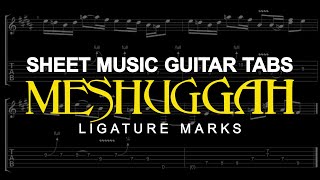 Meshuggah  Ligature Marks Guitar Lesson Tutorial [upl. by Germano664]