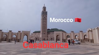 Casablanca Morocco 🇲🇦 Old City Casa Port Hatsan II Mosque etc 3 June 2024 [upl. by Nimesay936]