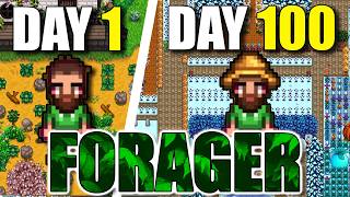 I Played 100 Days of Stardew Valley BUT as a Forager [upl. by Ardell946]