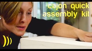 Do it yourself Cajon  Schlagwerk CBA1SCBA2S Cajon quick assembly kit [upl. by Enyaj674]