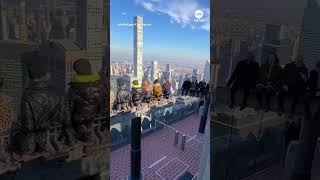 New York City Beam Experience invites visitors to recreate iconic Lunch Atop a Skyscraper photo [upl. by Dale]