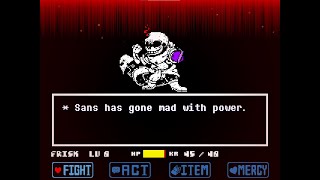 Dusttrust Sans Fight Phase 2 Remake [upl. by Archambault]