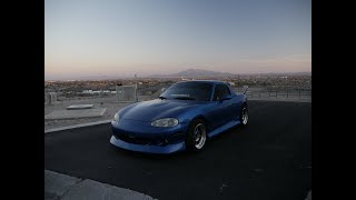 NB Miata 4K Arizona Downtime [upl. by Ecydnac]