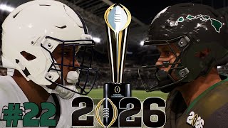 The 2026 National Championship vs 4 Penn St  College Football 25  Hawaii Dynasty  Ep 22 [upl. by Adnopoz645]