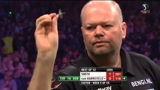 Raymond van Barneveld vs Michael Smith 5th Week Premier League Darts 2016 [upl. by Holub]