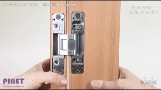 3way adjustable concealed hinge [upl. by Afihtan772]