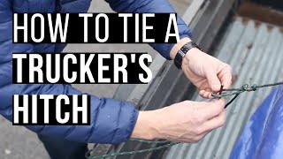 How To Tie A Truckers Hitch [upl. by Pontias]