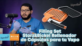 Así se usa el Filling Set de Dosing Capsules Storzamp Bickel [upl. by Ugo]