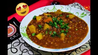 GUISO de LENTEJAS con Carne Chorizo y Panceta Ahumada😱  Cocina de Restaurante en Casa [upl. by Ledoux]