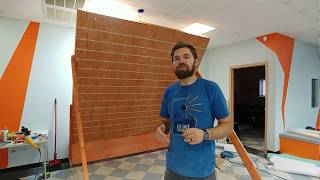 How to Make a Free Standing Climbing wall Systems Board [upl. by Otrebire429]