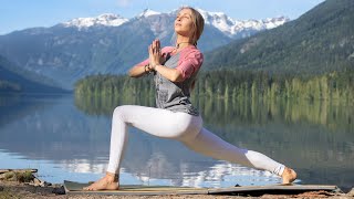 15 Min Feel Good Yoga Flow  Reconnect To That Which Serves You Greatest [upl. by Giule]