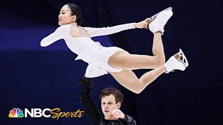 Lu and Mitrofanov win gold at Four Continents  NBC Sports [upl. by Regazzi]