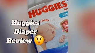 Huggies Newborn Baby Diaper Review  Best Baby Diaper In Bangladesh [upl. by Giulia]