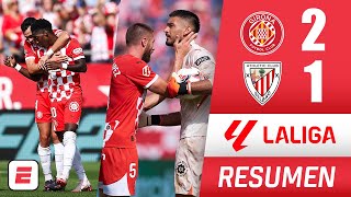 GIRONA sumó increíble triunfo al último minuto ante ATHLETIC GAZZANIGA paró 3 penales  La Liga [upl. by Ignazio]