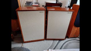 Cabinet Restoration Of Tannoy Monitor Gold Loudspeakers [upl. by Etselec]