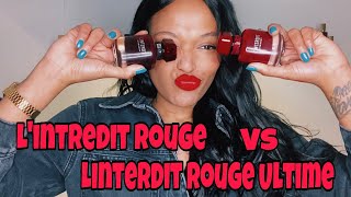 Nuevo GIVENCHY LINTERDIT ROUGE ULTIME VS LINTERDIT ROUGE 💋 [upl. by Oitaroh]