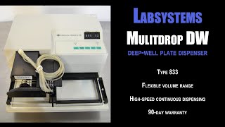 Labsystems Multidrop DW Type 833 1947G DISPENSE [upl. by Arrait]