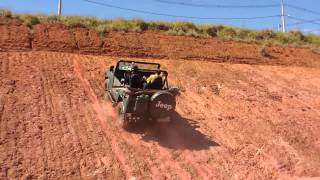 AlephJet  Jeep Willys motor 3000  Testes de barranco [upl. by Cartie]