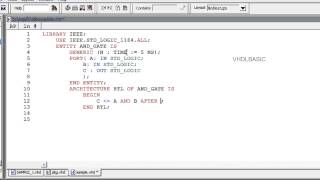 VHDL BASIC Tutorial  GENERIC [upl. by Euqirdor]