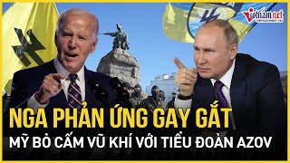 Nga nổi giận việc Mỹ bỏ cấm vũ khí với tiểu đoàn Azov của Ukraine hé lộ lý do tập trận hạt nhân [upl. by Renae]