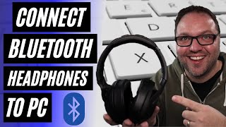 How to Connect Bluetooth Headphones to PC  Windows 10 🎧 [upl. by Wrench]