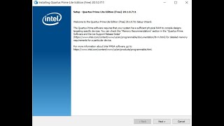 Download and and Install Quartus Prime Lite 201 on Windows 10 [upl. by Sosthina]