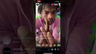 Lil Baby On IG Live Showing Off New Condo He Just Bought 31420 [upl. by Ailekat175]