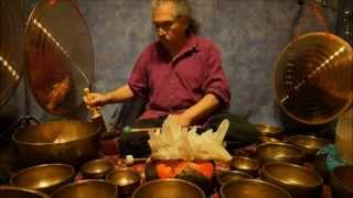 Crystal Chakra Meditation with Antique Tibetan Singing Bowls [upl. by Arola]