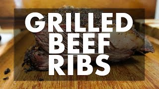 Smoked Beef Ribs with Ray amp Stevie  REC TEC Grills [upl. by Sikata374]