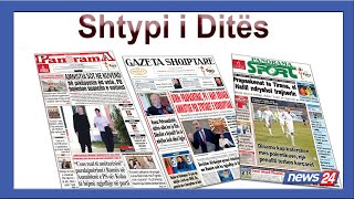 22 shkurt 2024 quotShtypi i ditesquot në News24  quotKoha për tu zgjuarquot ne studio Edvin Peçi [upl. by Ateiluj]