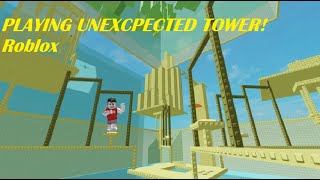 Playing Unexpectable Tower  Roblox [upl. by Calan]