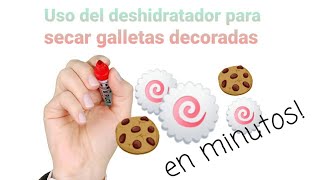 Uso del deshidratador para secar galletas decoradas [upl. by Aelrac]