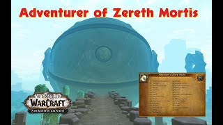 Adventurer of Zereth Mortis Shadowlands WOW [upl. by Eutnoj]