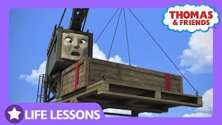 Cranky Dropped a Crate  Life Lesson Admitting Your Mistakes  Thomas amp Friends [upl. by Kidder922]