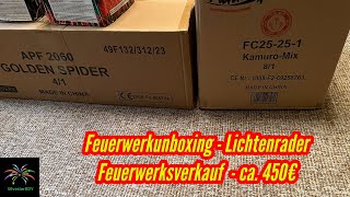 Feuerwerk Unboxing  Lichtenrader Feuerwerksverkauf  ca 450€ [upl. by Nottnerb]