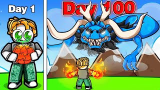 I Survived 100 Days in Roblox One Piece [upl. by Rosati]