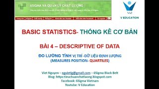 4Descriptive Statisitics Quartiles [upl. by Olshausen57]