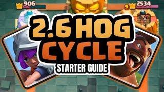 26 Hog Cycle Starter Guide  Clash Royale 2019 [upl. by Elleirb]