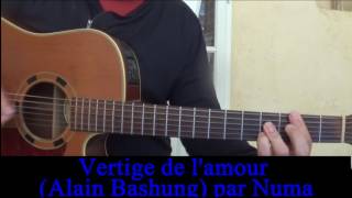 Vertige de lamour Alain Bashung cover guitare voix 1981 [upl. by Swords]