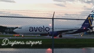 plane spotting at Daytona florida International airport 2024 [upl. by Nahtonoj]