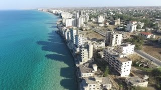 VaroshaGhost town Famagusta by drone Phantom 3 [upl. by Bjorn325]