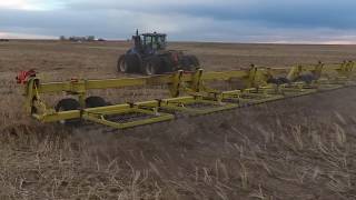 Demo of Degelman Strawmaster Pro 100 Heavy Harrow Saskatchewan CanadaMYAGROTOURS [upl. by Azaleah346]