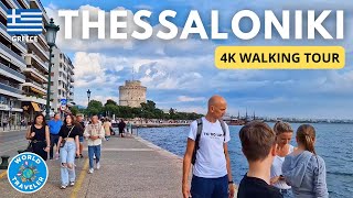 THESSALONIKI Greece Walking Tour 4K UHD 2023 [upl. by Rooke143]