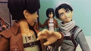 Eren Makes a Mess  Attack On Titan StopMotion Animation [upl. by Frederich]