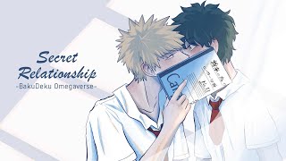 SECRET RELATIONSHIP  OMEGAVERSE  bakudeku Oneshot  MHA Texting Story [upl. by Yla673]