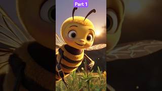 Part 1 Buzzy 🐝Honeybee Hindi Kids Story shorts ytshorts kidsbedtimestories [upl. by Ecilef950]