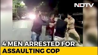 On Video Policeman Heckled By Four quotDrunkquot Men On Road In Chennai [upl. by Cooper]