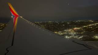 WING VIEW Boeing 737 Take Off amp Landing from to Phoenix Arizona to Chicago Midway [upl. by Piers263]