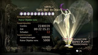 Bayonetta  Chapter II Vigrid City of Deja Vu Infinite Climax Mode Pure Platinum [upl. by Enywad]